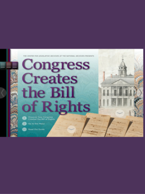 cover image of Congress Creates the Bill of Rights